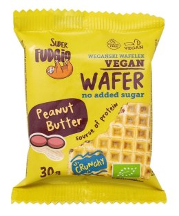 WAFELEK Z KREMEM ARACHIDOWYM I SOLĄ BEZ DODATKU CUKRU BIO 30 g - ME GUSTO (SUPER FUDGIO) ME GUSTO (krówki wegańskie, czekolady, wafelki)