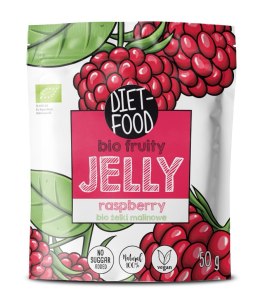 ŻELKI MALINOWE BEZ ŻELATYNY BIO 50 g - DIET-FOOD DIET-FOOD