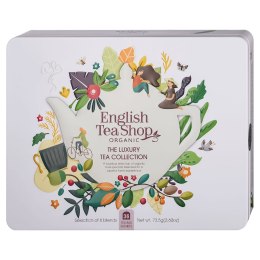 ZESTAW HERBAT I HERBATEK LUKSUSOWYCH BIO W PUSZCE (THE LUXURY - 6 SMAKÓW) (36 x 2,04 g) 73,5 g - ENGLISH TEA SHOP ORGANIC ENGLISH TEA SHOP ORGANIC (herbaty)