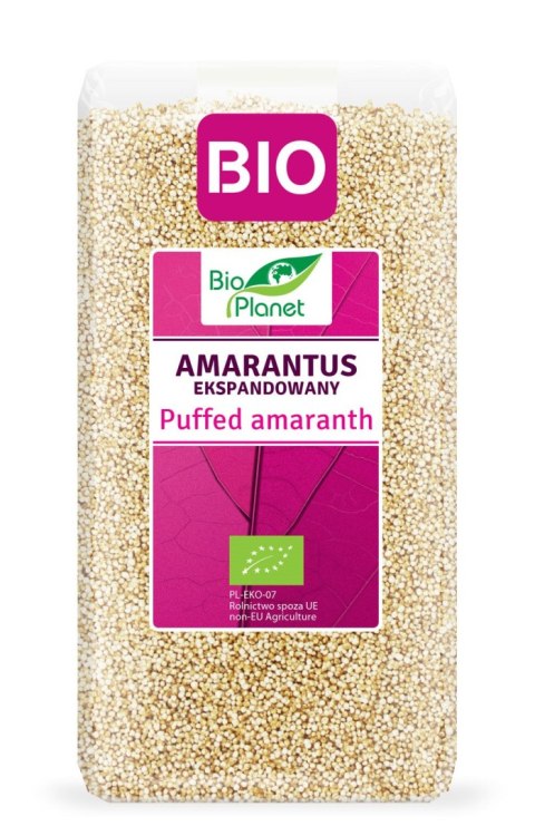 AMARANTUS EKSPANDOWANY BIO 100 g - BIO PLANET BIO PLANET - seria RÓŻOWA (płatki, otręby, musli)
