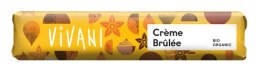 BATON MLECZNA CZEKOLADA Z NADZIENIEM KREM BRULEE BIO 40 g - VIVANI VIVANI (czekolady, batony, kakao instant)