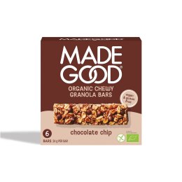 BATONIKI GRANOLA CRUNCHY Z CZEKOLADĄ BEZGLUTENOWE BIO (6 x 24 g) 144 g - MADEGOOD MADEGOOD (batoniki, granola)