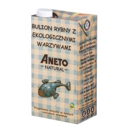 BULION RYBNY Z BIO WARZYWAMI W PŁYNIE BEZGLUTENOWY 1 L - ANETO NATURAL ANETO (buliony w płynie)