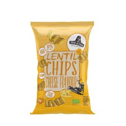 CHIPSY Z SOCZEWICY O SMAKU SEROWYM WEGAŃSKIE BEZGLUTENOWE BIO 75 g - JOHN ALTMAN JOHN ALTMAN (chipsy, popcorny)