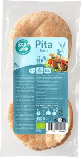 CHLEB PITA ORKISZOWY BIO 480 g - TERRASANA TERRASANA (kremy, makarony, sosy sojowe, inne)