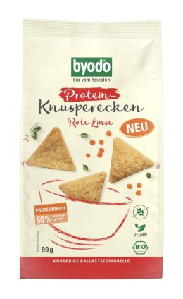 CHRUPKI PROTEINOWE Z SOCZEWICY SOLONE BEZGLUTENOWE BIO 90 g - BYODO BYODO (sosy, majonezy, musztardy)