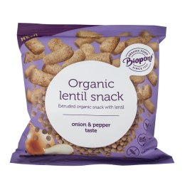 CHRUPKI Z SOCZEWICY Z CEBULĄ I CZARNYM PIEPRZEM BEZGLUTENOWE BIO 60 g - BIOPONT BIOPONT (chrupki bezglutenowe)