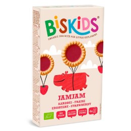 CIASTECZKA Z NADZIENIEM TRUSKAWKOWYM MARGARETKI BIO 100 g - BISKIDS BISKIDS (ciastka dla dzieci)