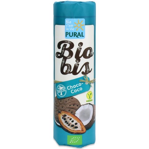CIASTKA MARKIZY KAKAOWE Z KREMEM KOKOSOWYM BIO 300 g - PURAL (BIO BIS) PURAL (ciastka)