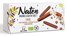 CIASTKA W POLEWIE CZEKOLADOWEJ STICKS BEZGLUTENOWE BIO 130 g - NATEN NATEN (ciastka bezglutenowe)