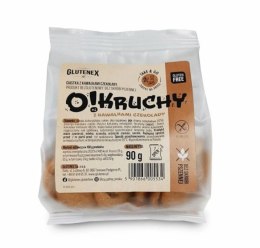 CIASTKA Z CZEKOLADĄ BEZGLUTENOWE O!KRUCHY 90 g - GLUTENEX GLUTENEX (chleby, ciastka, makarony)