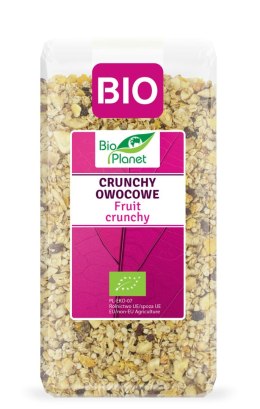 CRUNCHY OWOCOWE BIO 250 g - BIO PLANET BIO PLANET - seria RÓŻOWA (płatki, otręby, musli)