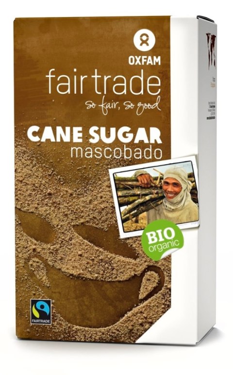 CUKIER TRZCINOWY MASCOBADO FILIPINY FAIR TRADE BIO 1 kg - OXFAM OXFAM FAIR TRADE (FT) (kawy i inne produkty FT)