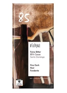 CZEKOLADA GORZKA 85 % BIO 80 g - VIVANI VIVANI (czekolady, batony, kakao instant)