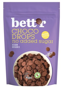 DROPSY CZEKOLADOWE BEZ DODATKU CUKRÓW BIO 200 g - BETT'R BETT'R (smoothie, kremy, praliny)