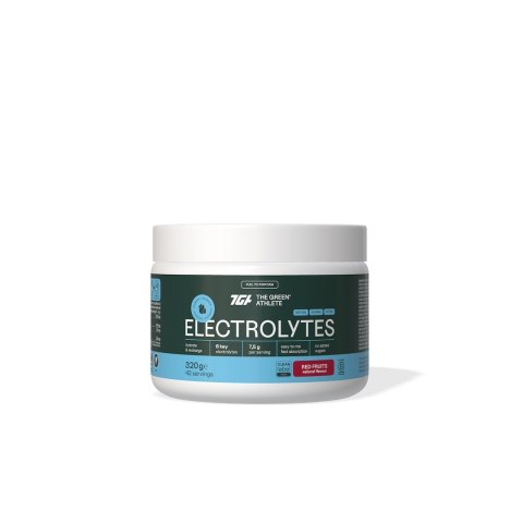ELEKTROLITY O SMAKU CZERWONYCH OWOCÓW BEZGLUTENOWE 320 g - THE GREEN ATHLETE THE GREEN ATHLETE (suplementy)