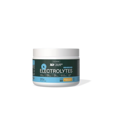 ELEKTROLITY O SMAKU POMARAŃCZY I CYTRYNY BEZGLUTENOWE 320 g - THE GREEN ATHLETE THE GREEN ATHLETE (suplementy)