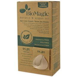 FARBA DO WŁOSÓW EXTRA JASNY KRYSZTAŁOWY BLOND (11.21) 250 g - BIOMAGIC BIOMAGIC (farby do włosów)