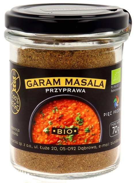 GARAM MASALA BEZGLUTENOWA BIO 70 g - PIĘĆ PRZEMIAN PIĘĆ PRZEMIAN (produkty spożywcze)