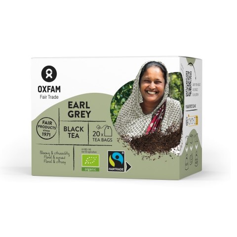 HERBATA CZARNA EARL GREY FAIR TRADE BIO (20 x 1,8 g) 36 g - OXFAM OXFAM FAIR TRADE (FT) (kawy i inne produkty FT)
