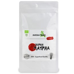HERBATA ZIELONA MATCHA JAPOŃSKA BIO 100 g - MATCHA MAGIC MATCHA MAGIC (matcha, napój energetyzujący)