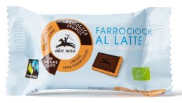 HERBATNIKI ORKISZOWE Z CZEKOLADĄ MLECZNĄ FAIR TRADE BIO 28 g - ALCE NERO ALCE NERO (włoskie produkty)