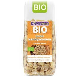 IMBIR KANDYZOWANY BIO 100 g - NATURAVENA NATURAVENA