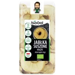 JABŁKA SUSZONE KRĄŻKI BEZGLUTENOWE BIO 50 g - BIO GOL BIOGOL (przekąski bez cukru, produkty śniadaniowe)