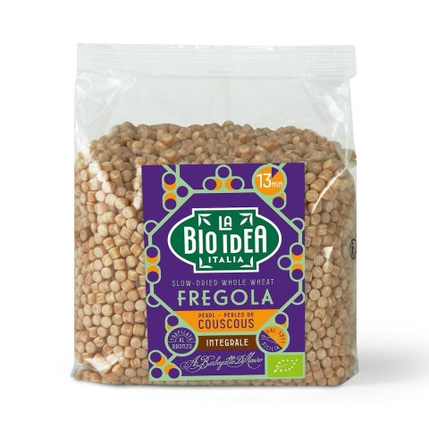 KASZA KUSKUS PERŁOWY RAZOWY FREGOLA BIO 400 g - LA BIO IDEA LA BIO IDEA (makarony, strączkowe,sosy pomidorowe)