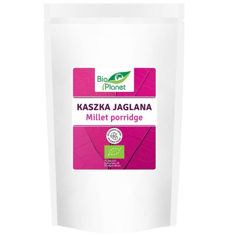 KASZKA JAGLANA BEZ DODATKU CUKRÓW BIO 500 g - BIO PLANET BIO PLANET - seria RÓŻOWA (płatki, otręby, musli)