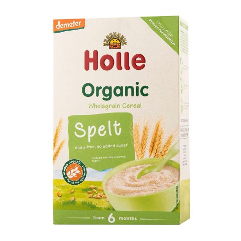 KASZKA ORKISZOWA PEŁNOZIARNISTA BEZ DODATKU CUKRÓW OD 6 MIESIĄCA DEMETER BIO 250 g - HOLLE HOLLE (żywność dla niemowląt)