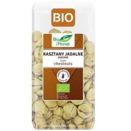 KASZTANY JADALNE SUSZONE BEZGLUTENOWE BIO 400 g - BIO PLANET BIO PLANET - seria BRĄZOWA (orzechy i pestki)