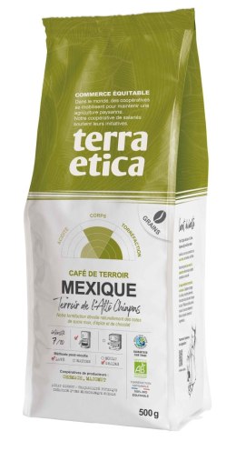 KAWA ZIARNISTA ARABICA 100 % MEKSYK BIO 500 g - TERRA ETICA TERRA ETICA (kawy, czekolady do picia, kakao)