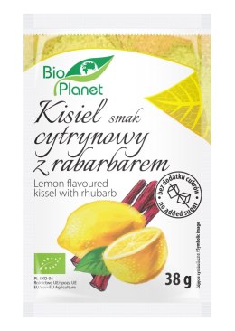 KISIEL O SMAKU CYTRYNOWYM Z RABARBAREM BIO 38 g - BIO PLANET BIO PLANET - seria INNE