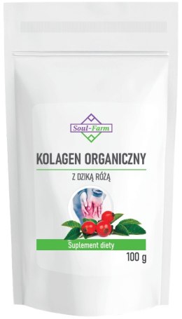KOLAGEN RYBI Z DZIKĄ RÓŻĄ W PROSZKU 100 g - SOUL FARM SOUL FARM (witaminy i ekstrakty)