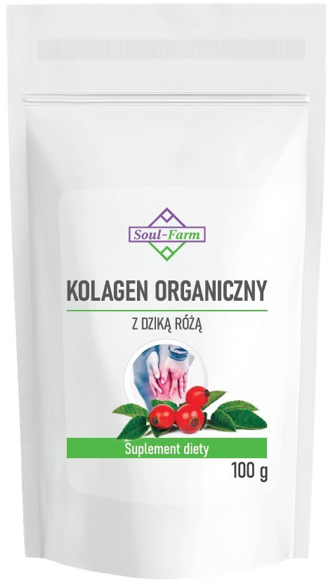 KOLAGEN RYBI Z DZIKĄ RÓŻĄ W PROSZKU 100 g - SOUL FARM SOUL FARM (witaminy i ekstrakty)