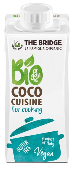 KREM KOKOSOWY DO GOTOWANIA BEZ DODATKU CUKRÓW BEZGLUTENOWY BIO 200 ml - THE BRIDGE THE BRIDGE (napoje i desery roślinne)