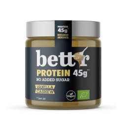 KREM PROTEINOWY Z ORZECHÓW NERKOWCA Z WANILIĄ BEZ DODATKU CUKRÓW BIO 250 g - BETT'R BETT'R (smoothie, kremy, praliny)