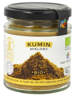 KUMIN MIELONY BEZGLUTENOWY BIO 90 g - PIĘĆ PRZEMIAN PIĘĆ PRZEMIAN (produkty spożywcze)
