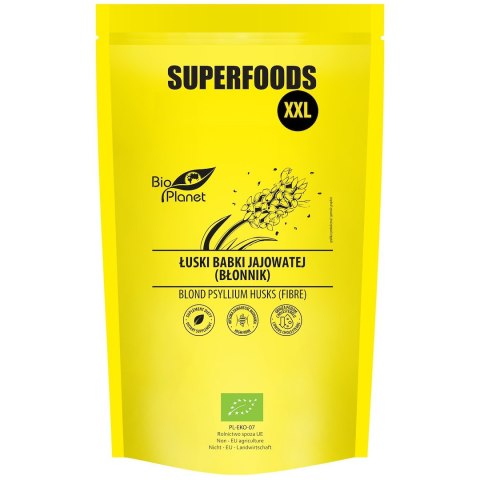 ŁUSKI BABKI JAJOWATEJ (BŁONNIK) BIO 400 g - BIO PLANET SUPERFOODS BIO PLANET - seria SUPERFOODS