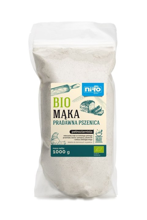 MĄKA PRADAWNA RAZOWA BIO 1 kg - NIRO NIRO (makarony orkiszowe)
