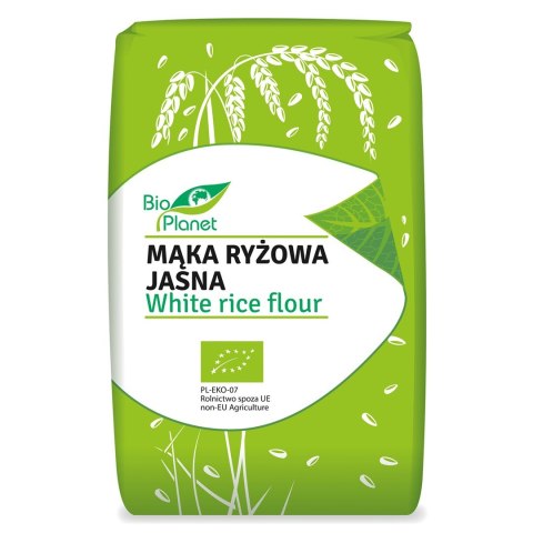 MĄKA RYŻOWA JASNA BIO 500 g - BIO PLANET BIO PLANET - seria MĄKI I SKROBIE