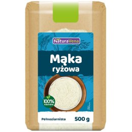 MĄKA RYŻOWA PEŁNOZIARNISTA BEZGLUTENOWA 500 g - NATURAVENA NATURAVENA