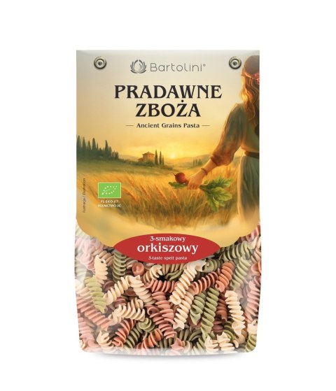 MAKARON (ORKISZOWY 3 SMAKOWY) ŚWIDERKI BIO 250 g - BARTOLINI (PRADAWNE ZBOŻA) BARTOLINI (makarony)