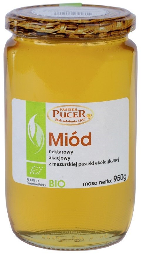 MIÓD AKACJOWY BIO 950 g - PASIEKA PUCER PASIEKA PUCER (miody)