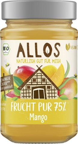 MUS Z MANGO (75 % OWOCÓW) BIO 250 g - ALLOS ALLOS (musy, musli, chałwa, syrop z agawy)