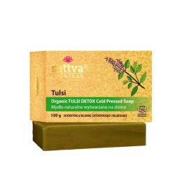 MYDŁO NATURALNE TULSI ECO 100 g - SATTVA (AYURVEDA) SATTVA (kosmetyki ajurwedyjskie, kadzidełka)