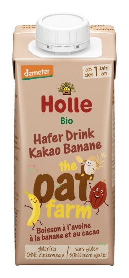 NAPÓJ OWSIANY BANAN - KAKAO BEZ DODATKU CUKRÓW BEZGLUTENOWY OD 1 ROKU DEMETER BIO 200 ml - HOLLE HOLLE (żywność dla niemowląt)