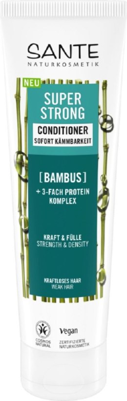 ODŻYWKA WZMACNIAJĄCA DO WŁOSÓW SŁABYCH I ŁAMLIWYCH BAMBUS I POTRÓJNY KOMPLEKS PROTEINOWY ECO 150 ml - SANTE SANTE (kosmetyki)