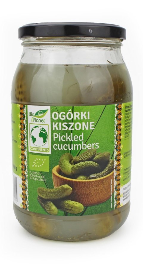 OGÓRKI KISZONE BIO 820 g (460 g) - BIO PLANET BIO PLANET - seria INNE